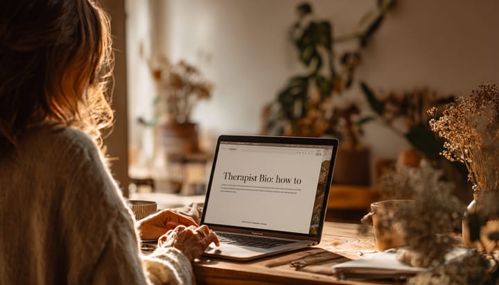 How to Write a Therapist Bio That Turns Browsers into Bookings